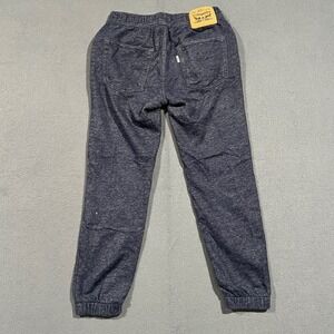 Levis‎ Boys Knit Jogger Sweatpants Denim Pattern Elastic Waist Size M Cozy